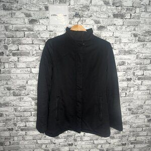 EUC Loro Piana Black Jacket w/ Gold Lining Size 46